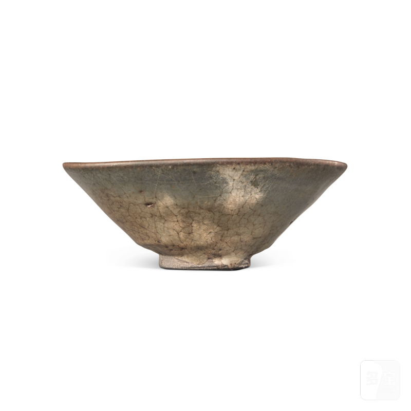 宋 建窰灰釉茶盞 - 图3